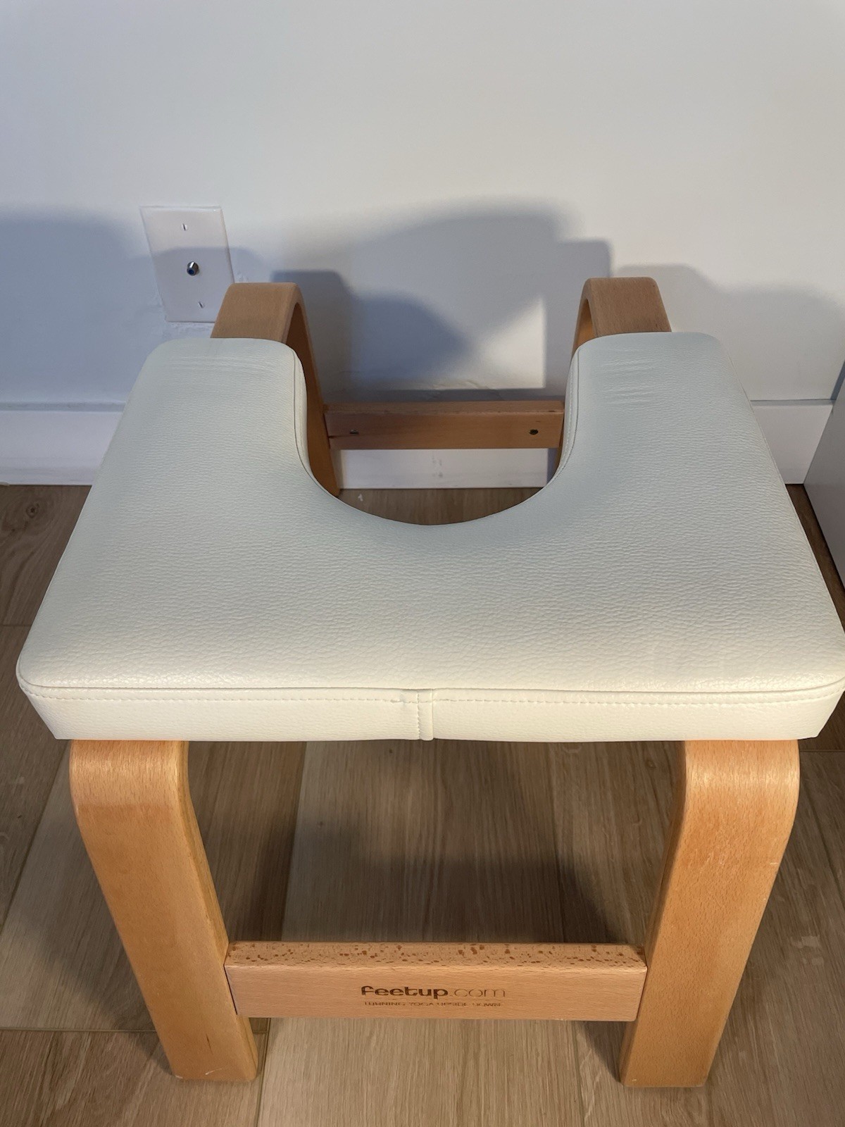 FeetUp Feet Up Yoga Inversion Trainer Headstand Bench Chair Padded White
