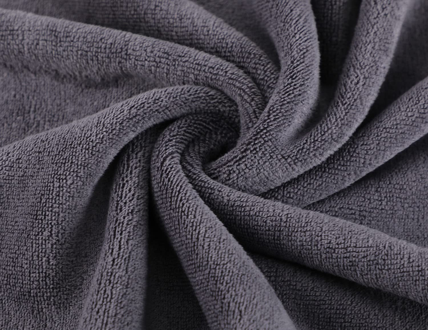 Wuwahold Microfiber Gym Towels Bigger Size 3P-15×31 inches, Grey+blue+purple