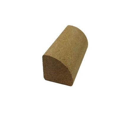 Cork Yoga Block Quarter Bar Round – 230 x 80 x 80mm for Asanas Pilates Gymnastics