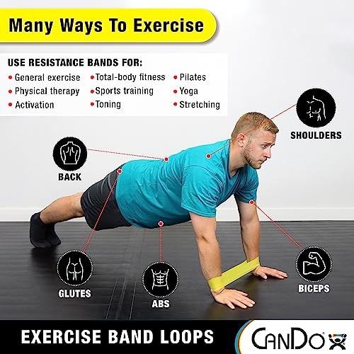 Exercise Loops – Arms – 10&Prime; Black X-Heavy Single