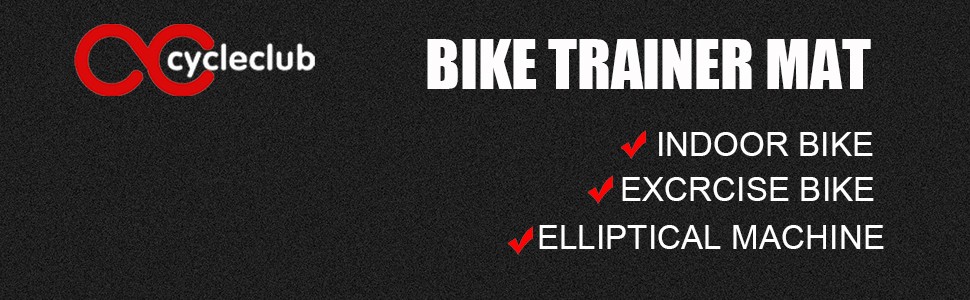 Bike Mat Compatible with Peloton Bike,Elliptical,Treadmill Mat, 6mm Thick, Under