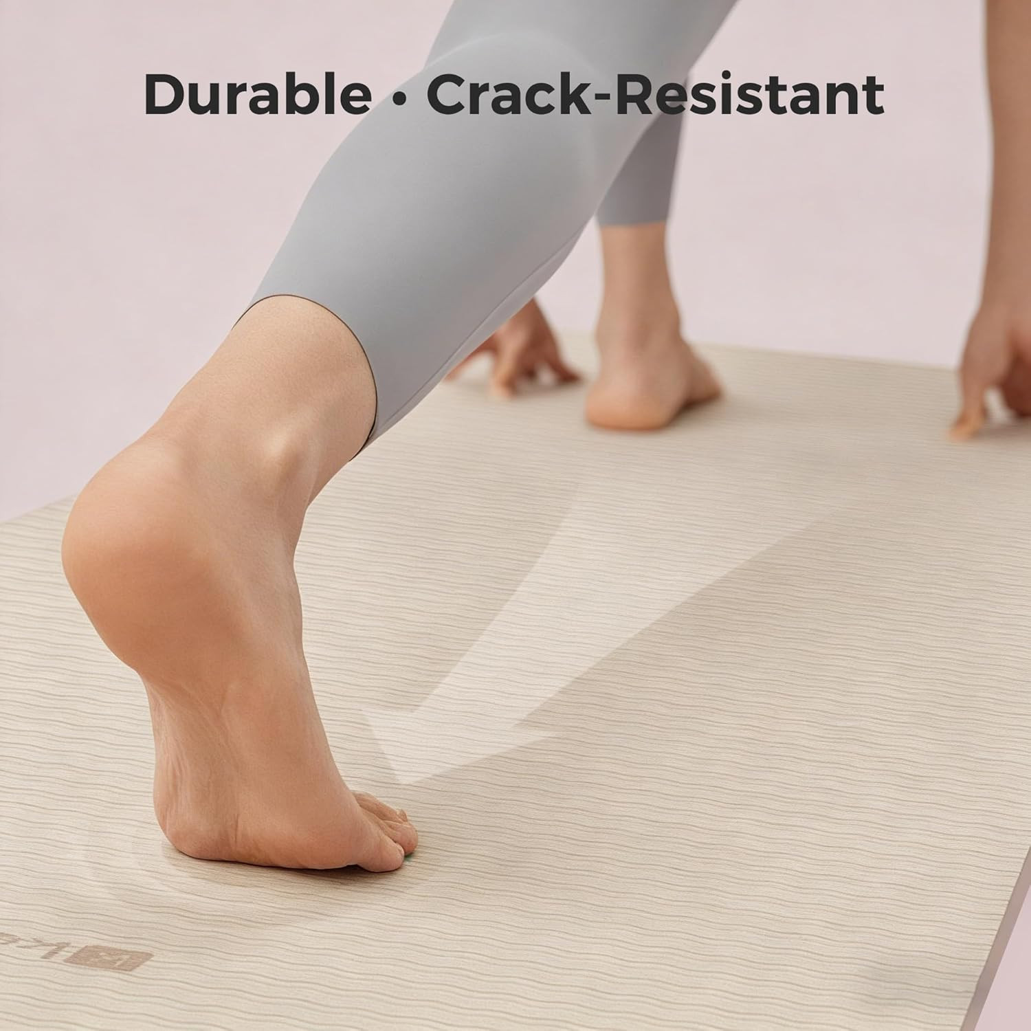 Keep 72&Prime; x 24&Prime; TPE Yoga Mat Non Slip, 1/4 Inch (6mm) Exercise Mat for Home Worko