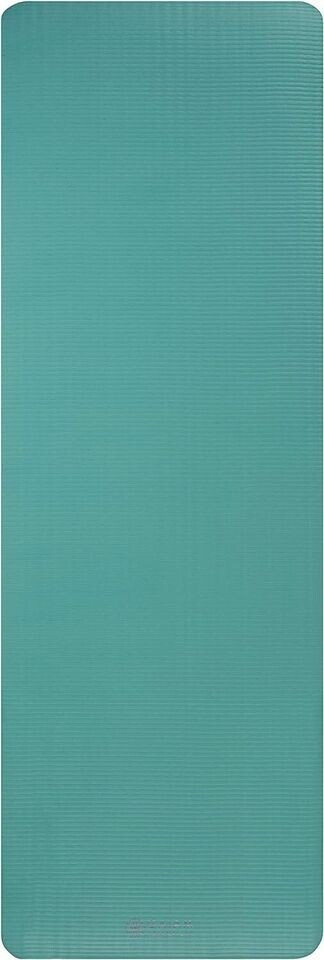 Gaiam Thick Yoga Mat Fitness Exercise Mat w/ Easy-Cinch Carry Strap 72x24x2/5in