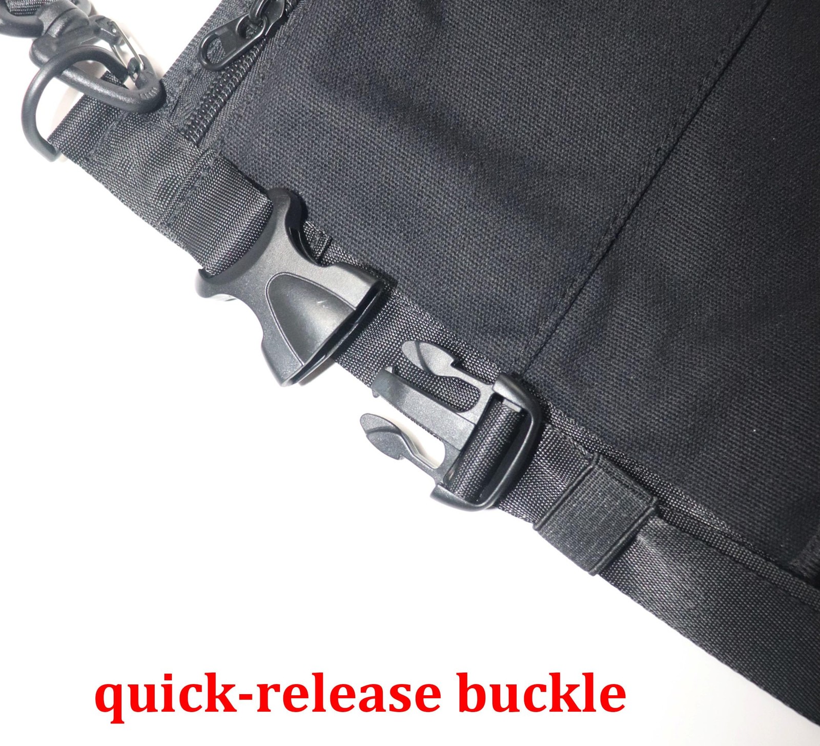 Yoga Mat Carrier Strap Shoulder Bag with Large Compartment Zipper Pocket, Black