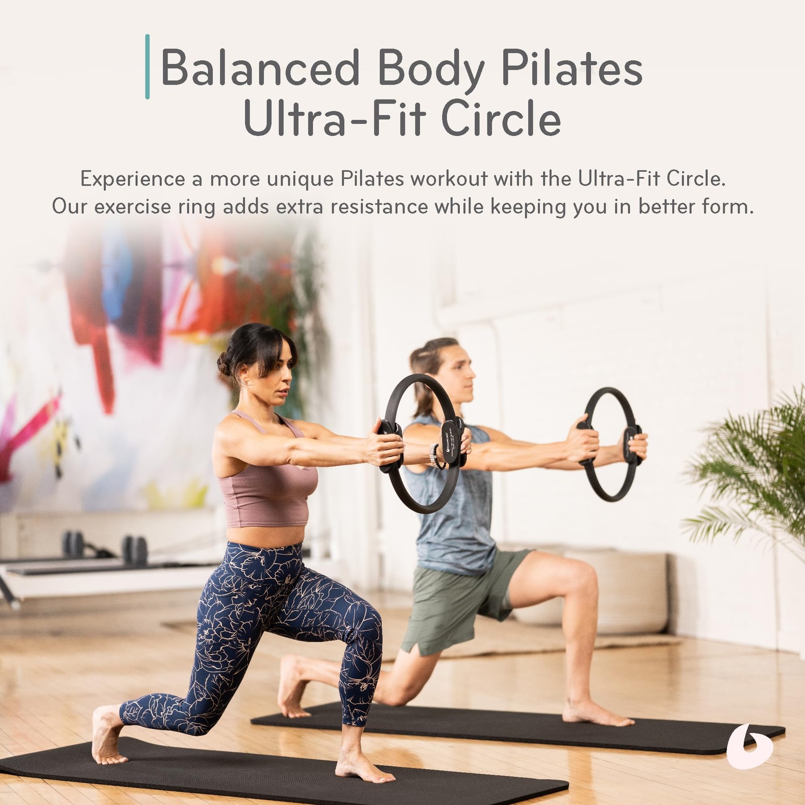 Balanced Body UltraFit Circle, Pilates Ring Resistance Trainer, UpperBody