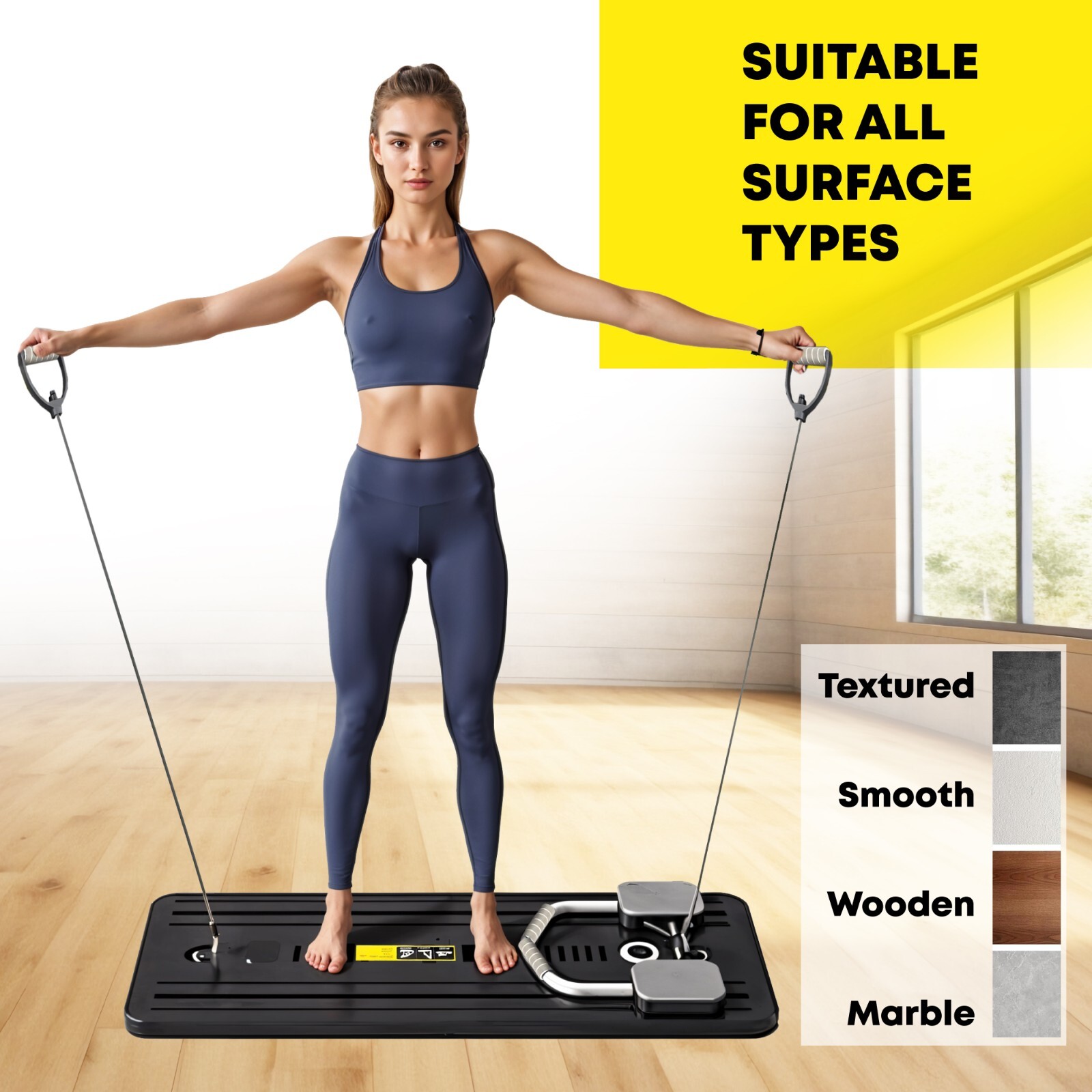 Pilates Reformer Board Equipment – Portable and Foldable