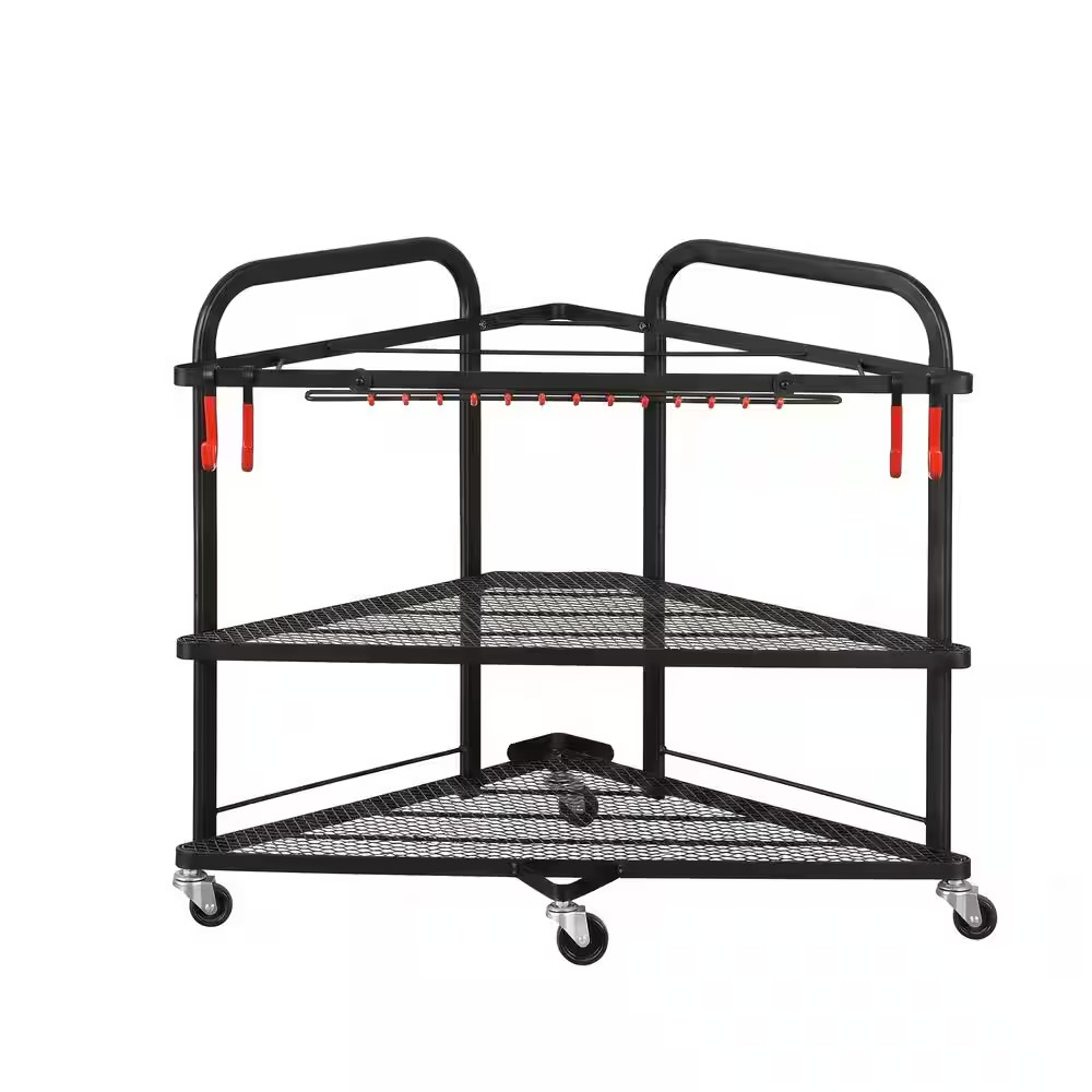 Heavy-Duty Dumbbell and Yoga Mat Storage Rack for Home Gym