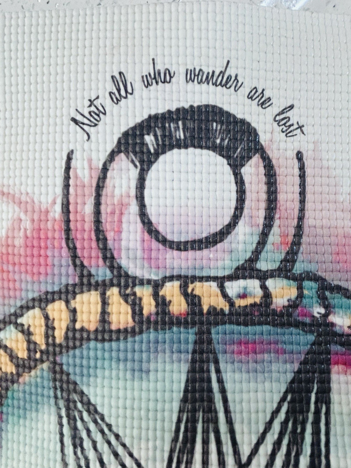 Not All Who Wander Are Lost Dreamcatcher Yoga Mat La Vie Boheme Yoga Rare HTF