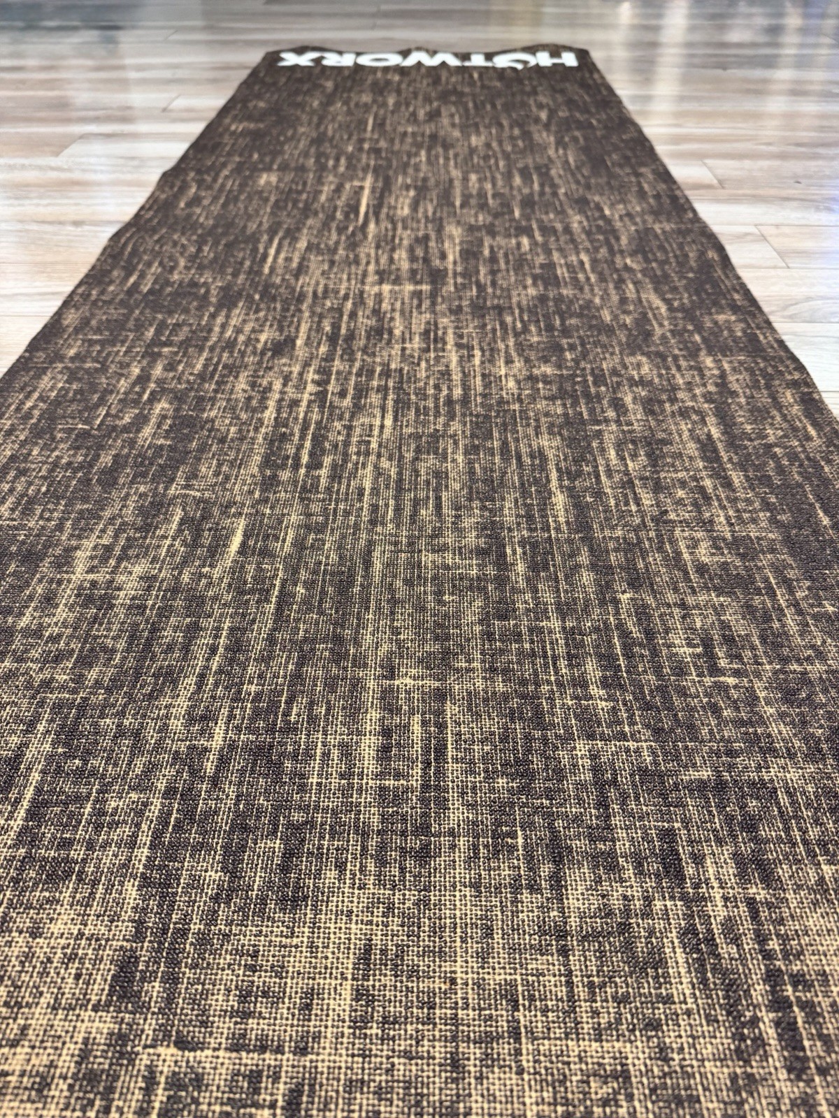 Hotworx Exercise Yoga Mat 72&Prime; x 24&Prime; Non-Slip Textured Hemp Fiber Gym Workout