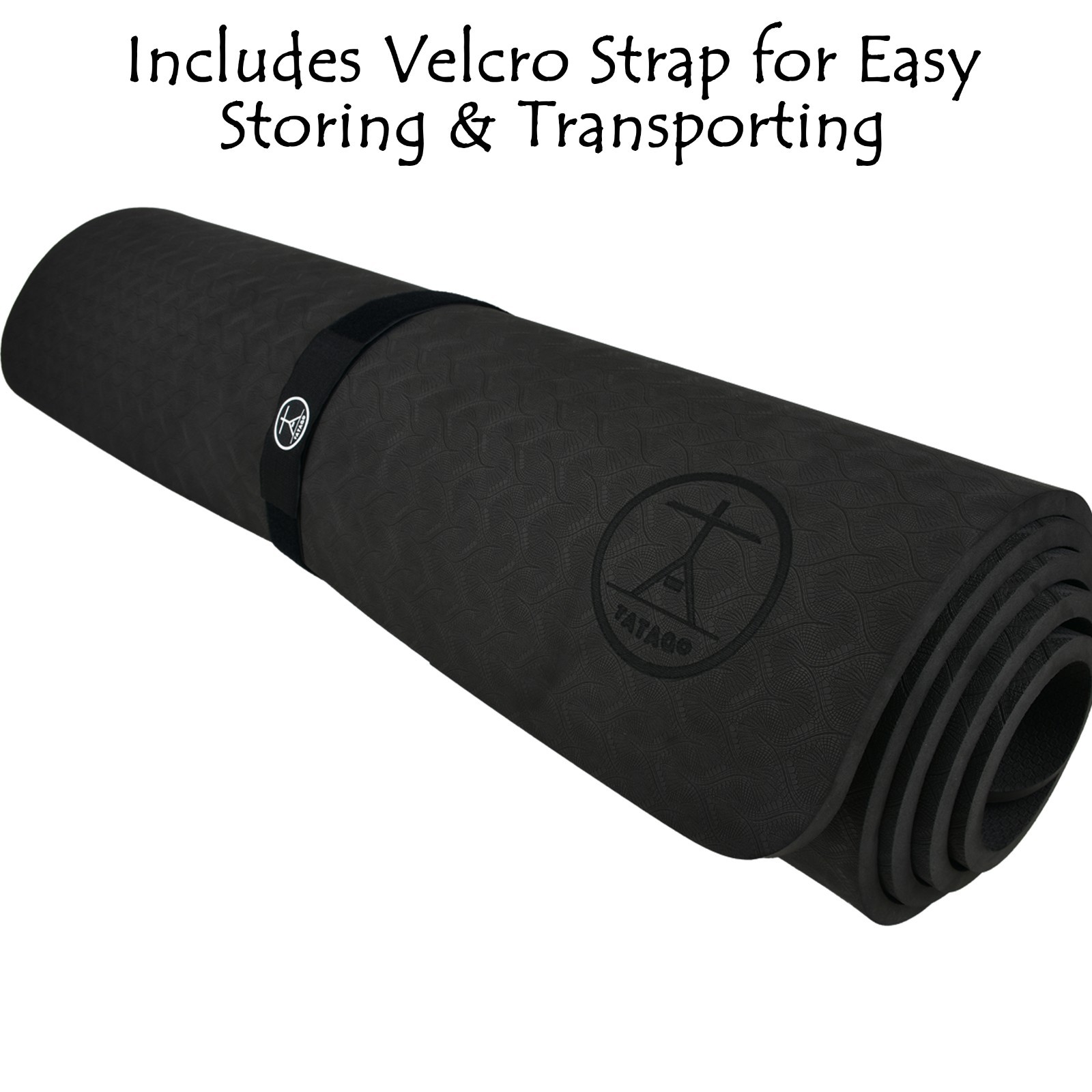 Tatago Large Yoga Mat Thick & Long for Home Workout. 84×30 (1/2 in) Exercise Mat