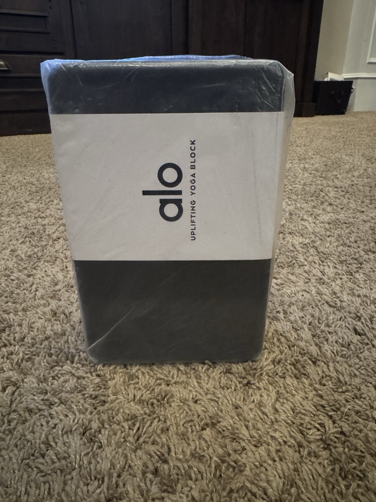 NEW Alo Yoga Black Dense Foam Brick Block NWT New In packaging