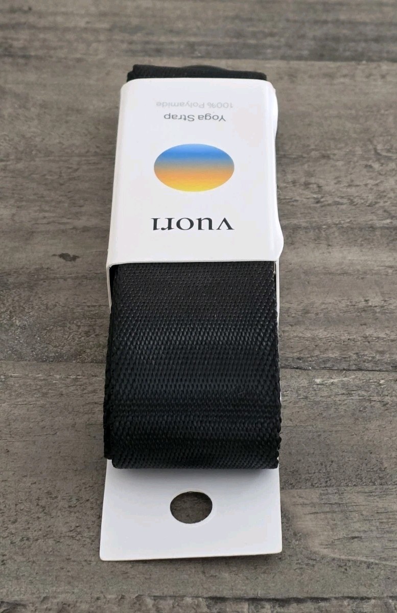 Vuori Unisex Yoga Strap Black One Size, Style # V8006