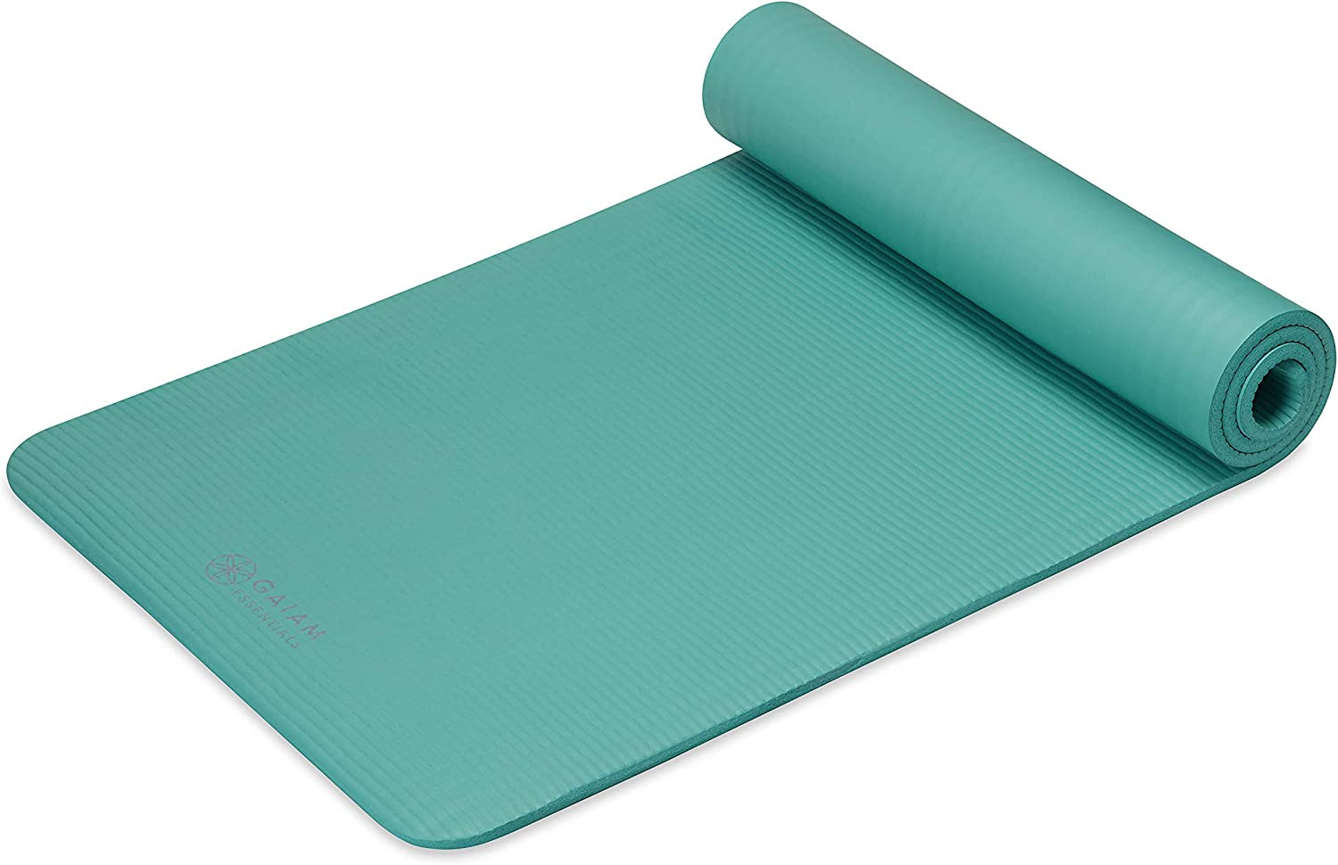 Gaiam Essentials 2/5&Prime; Thick (10Mm) Yoga & Pilates, Fitness & Exercise Mat with E