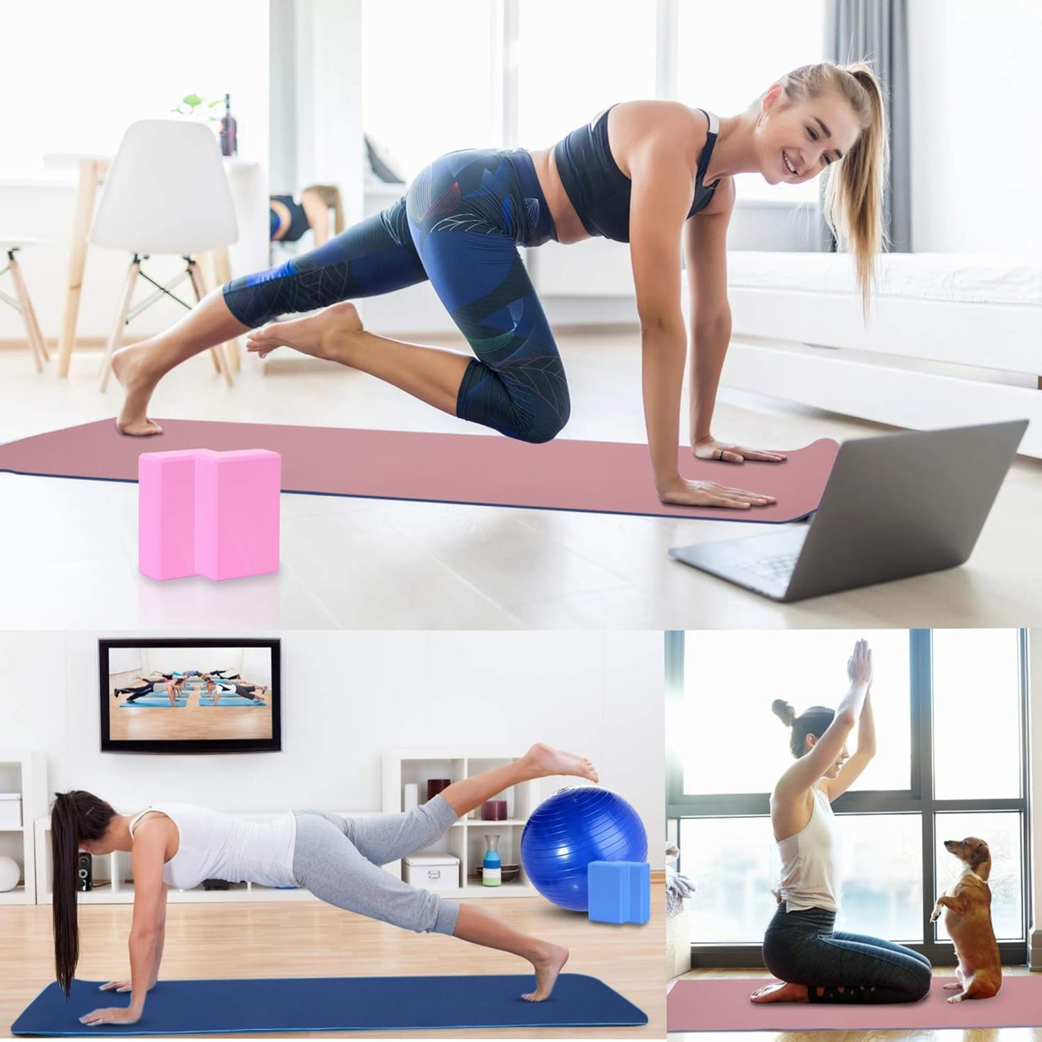 Complete Yoga Starter Kit – 11-Piece Set with Mat, Blocks, Strap & More