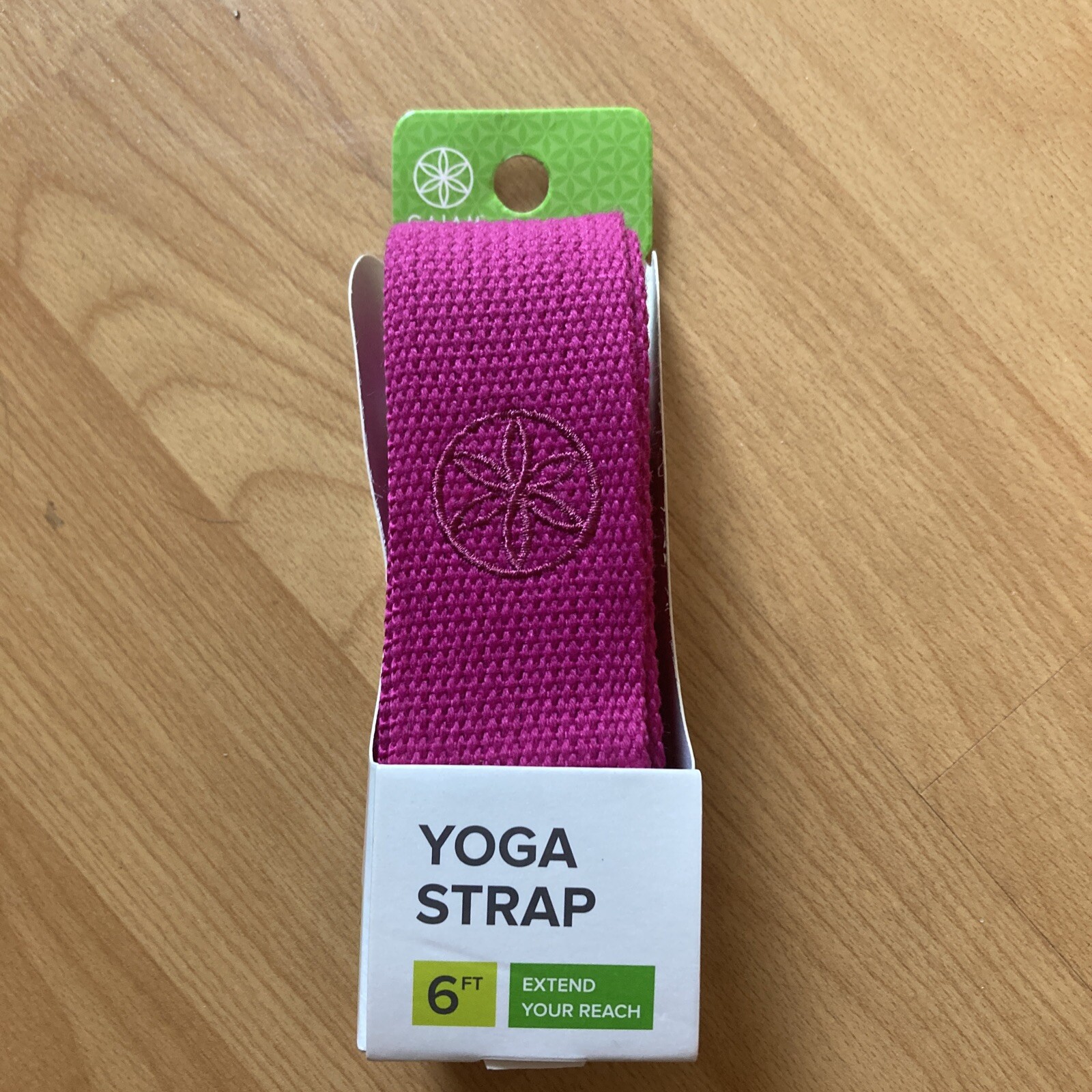 Yoga Strap 6 ft PINK 100% Cotton Machine Washable NIB GAIAM Yoga Workout Gym