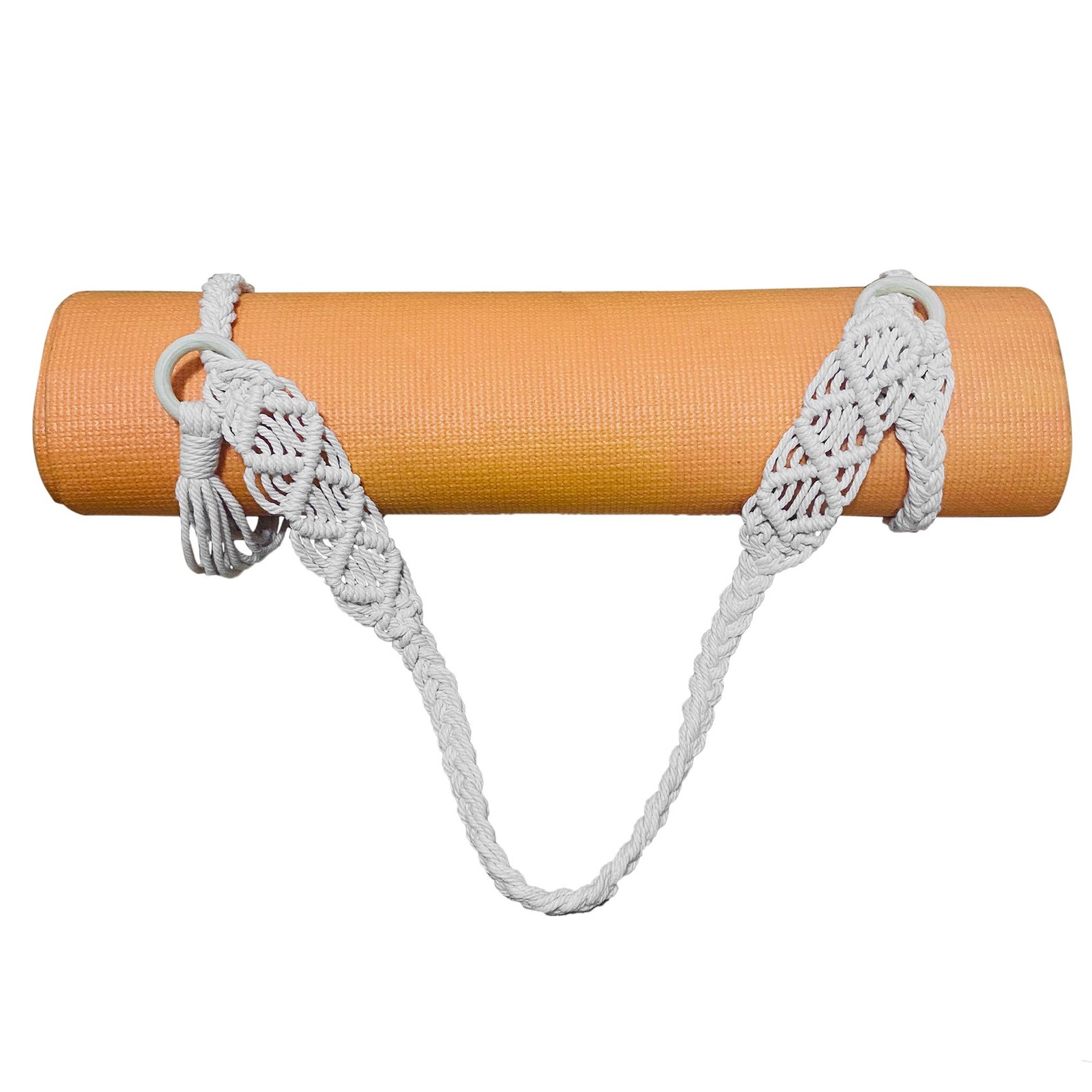 Yoga Mat Carry Strap Handmade Boho Crochet Macrame Adjustable Shoulder6524
