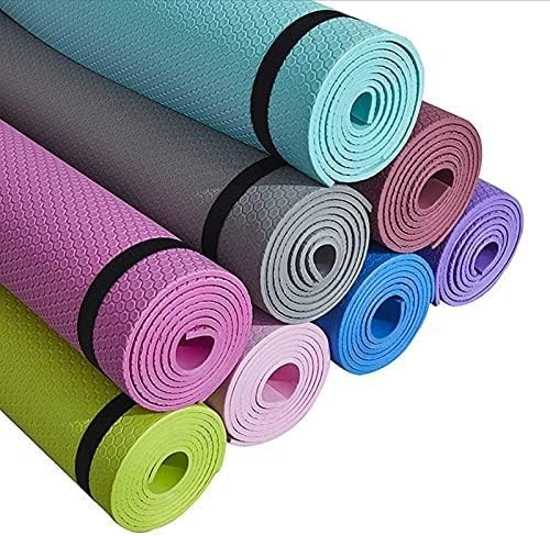 Yoga Mat Anti-skid Sports Fitness 6MM Thick EVA Comfort Foam 6mm-purple