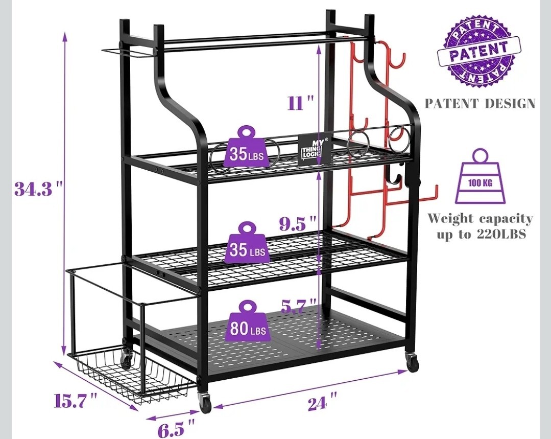 Mythinglogic Yoga Mat Storage Racks,Home Gym Storage Rack for Dumbbells
