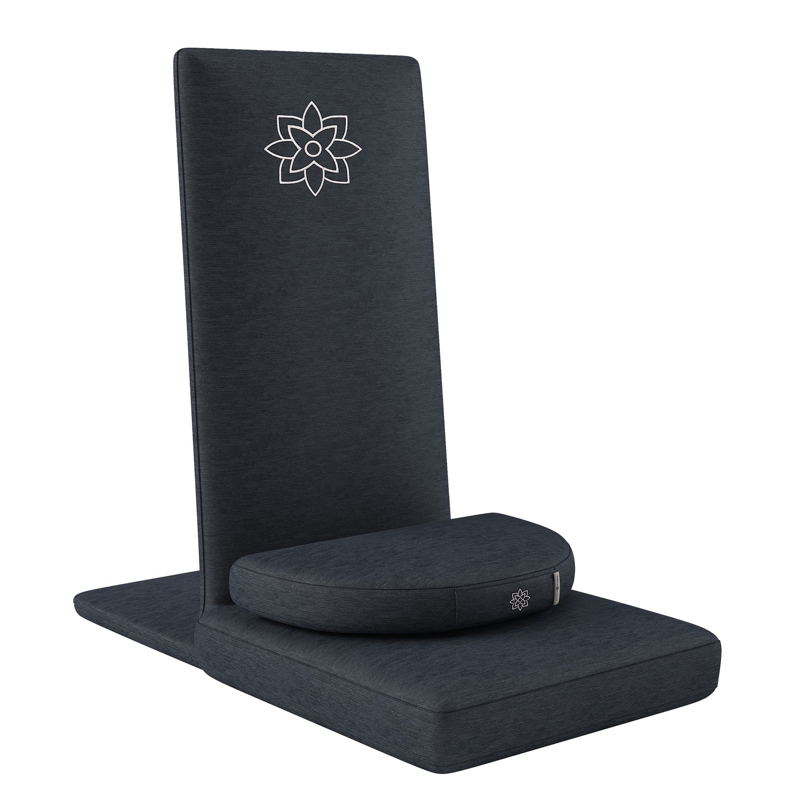 OB Mindful and Modern Folding Adjustable Pro Meditation Chair with Back Support