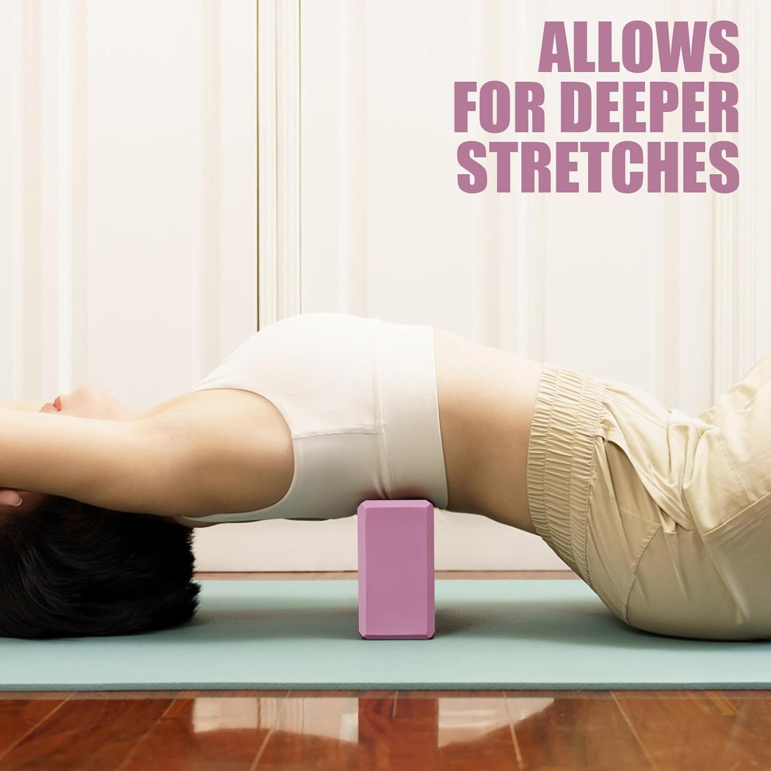 2 Pcs Yoga Blocks 9&Prime;x6&Prime;x3&Prime; – Lightweight Foam Blocks for Pilates and Stretching