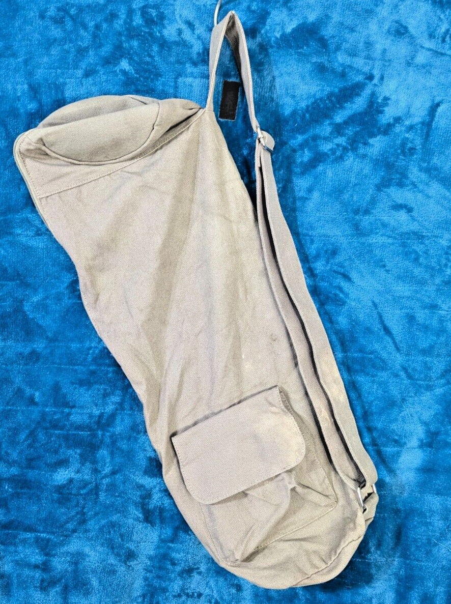 Yoga Mat Bag | Large Yoga Mat Bags for Women & Men | « Gray Canvas »