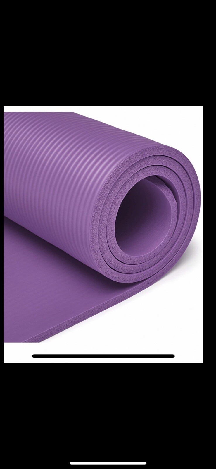 BalanceFrom GoYoga Exercise Yoga Mat – Purple