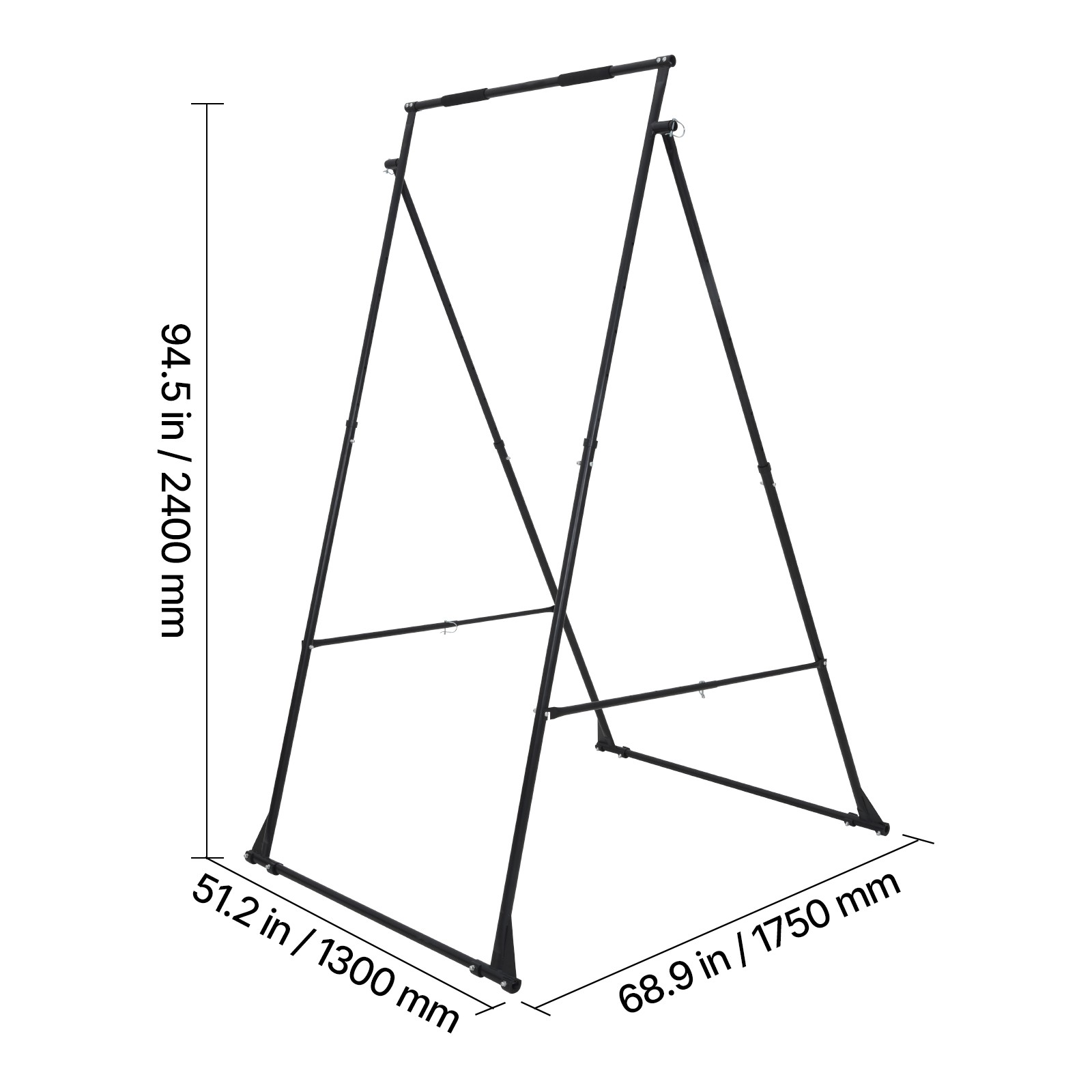 Uimoso Yoga Stand Frame 440.9lbs Capacity Swing Support with Triangular Design