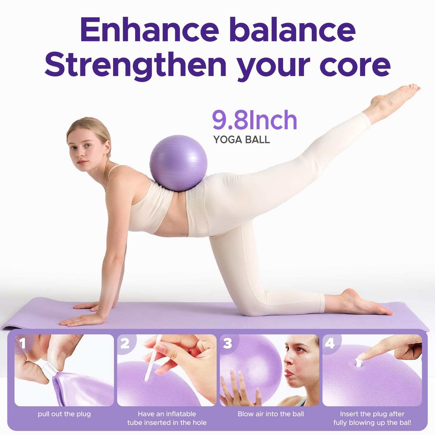 Pilates Ring Kit for Women, Pilates Equipment Accessories, Home Workout Set w…