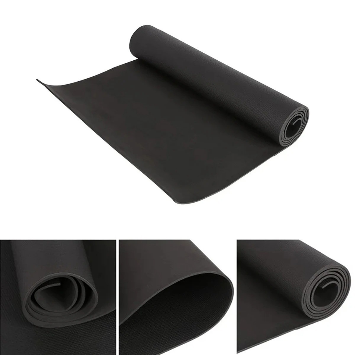 4MM EVA Yoga Mat Non Slip Exercise Sport Fitness Pilates Gym Workout Floor