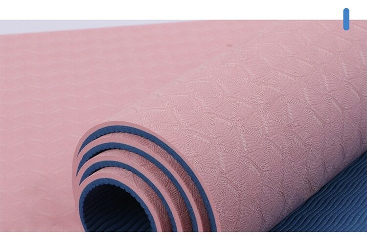 TPE Yoga Mat New 6mm Beginner Non-slip Mat Yoga Sports Exercise Home Fitness Gym