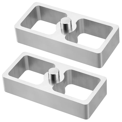 1 inch Universal Leaf Spring Lowering Block, 2 Pack Aluminum 1 inch Lower Block