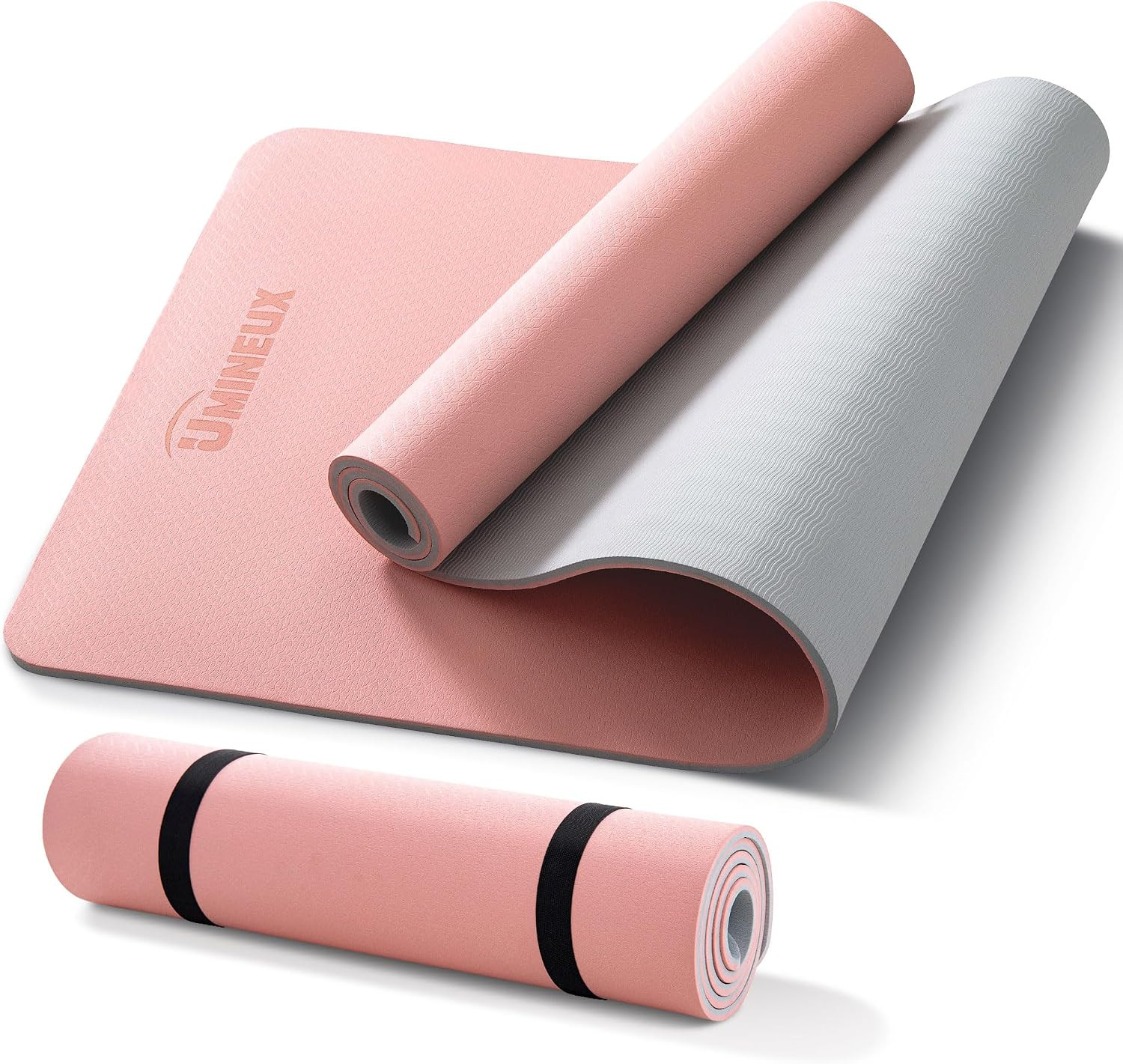 UMINEUX Extra Thick Yoga Mat, 1/4 & 2/5 Inch Yoga Mat Non Slip, POE Yoga Mats fo