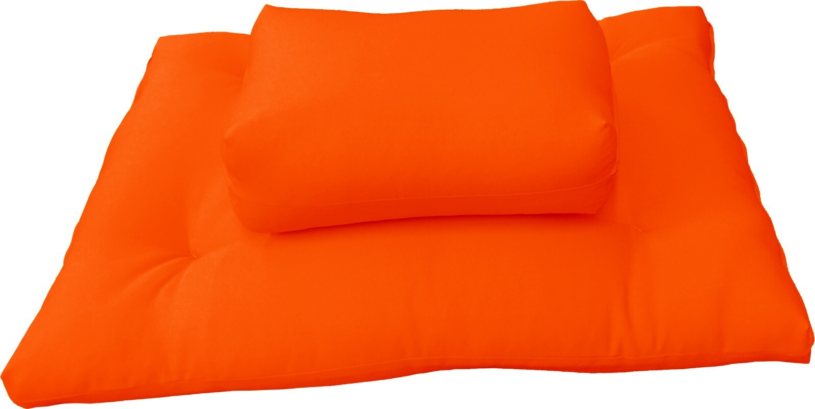 Zafu Zabuton Meditation Yoga Posture Exercise Cushions, Sit Mat Orange