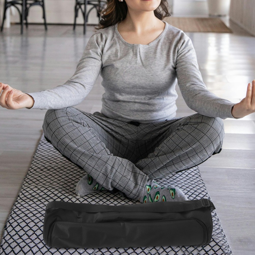 Fitness Equipment Storage Bag Gym Tote Bags Yoga Gear Carrier Mat Pocket