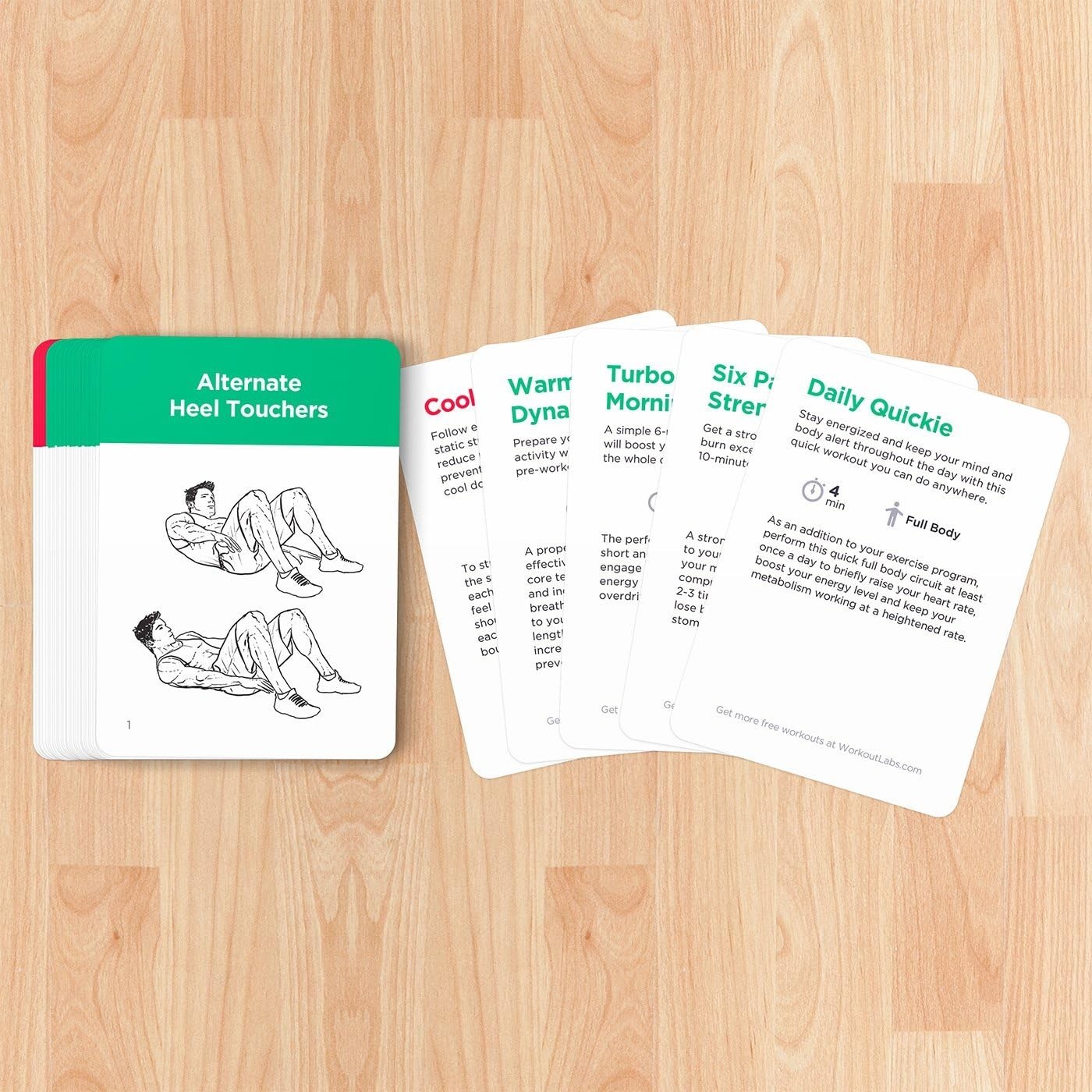 Workout Labs MEN Yoga Cards Visual Practice Guide For All Ages & Levels~Visual