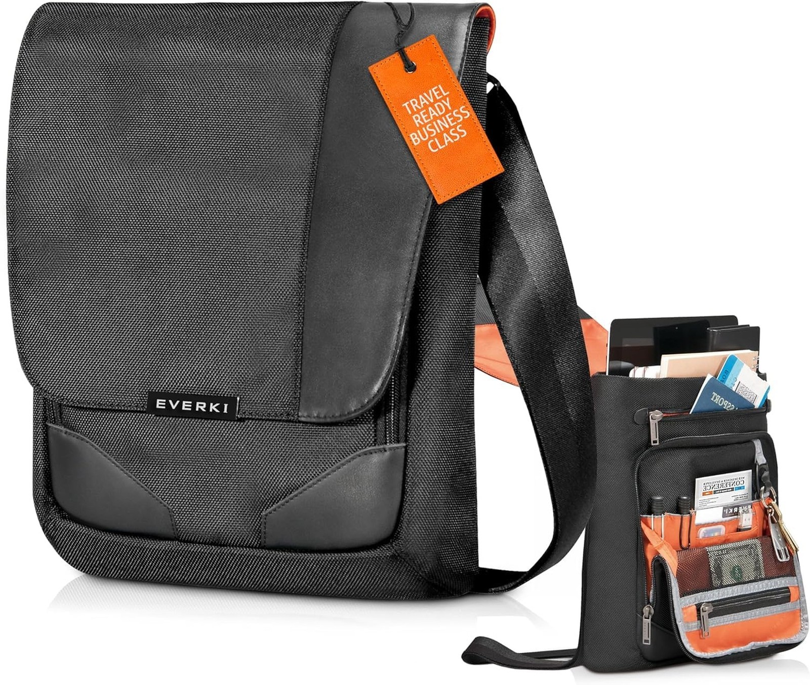 EVERKI Venue X-Large Premium Mini Messenger Bag – Ideal for Mens Crossbody Ba…