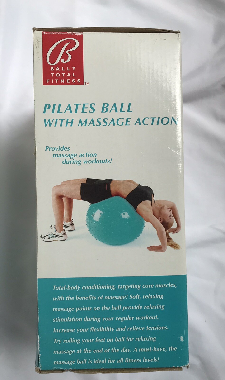Bally Total Fitness Pilates Ball with Massage Action