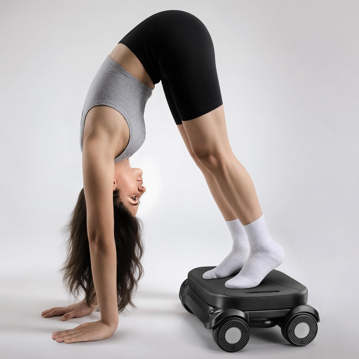 Pilates Reformer Board – Pilates Equipment Ab Roller Automatic Rebound Abdominal
