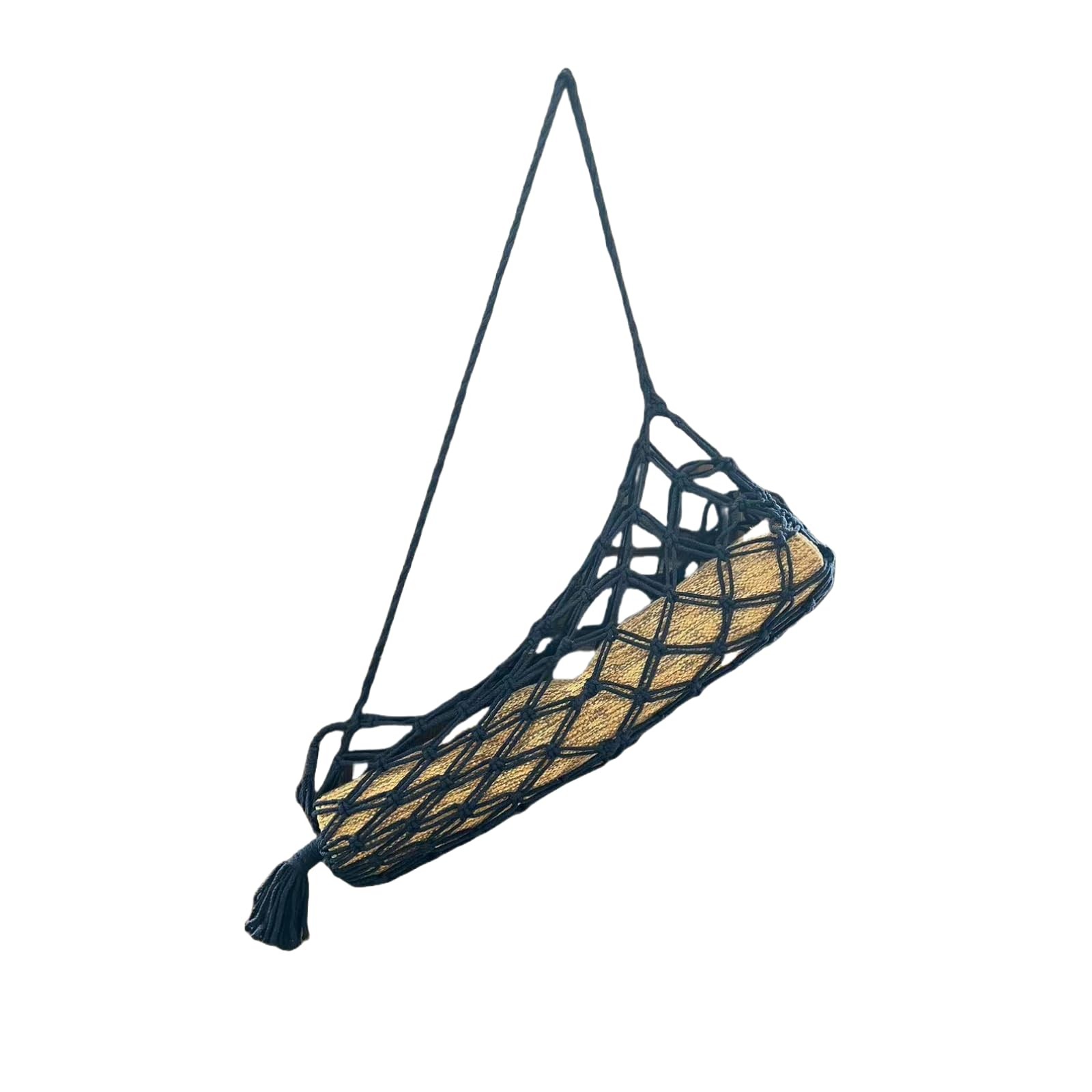 Macrame Yoga Mat Carrier Bag, Suitable for most Yoga Mats navy blue