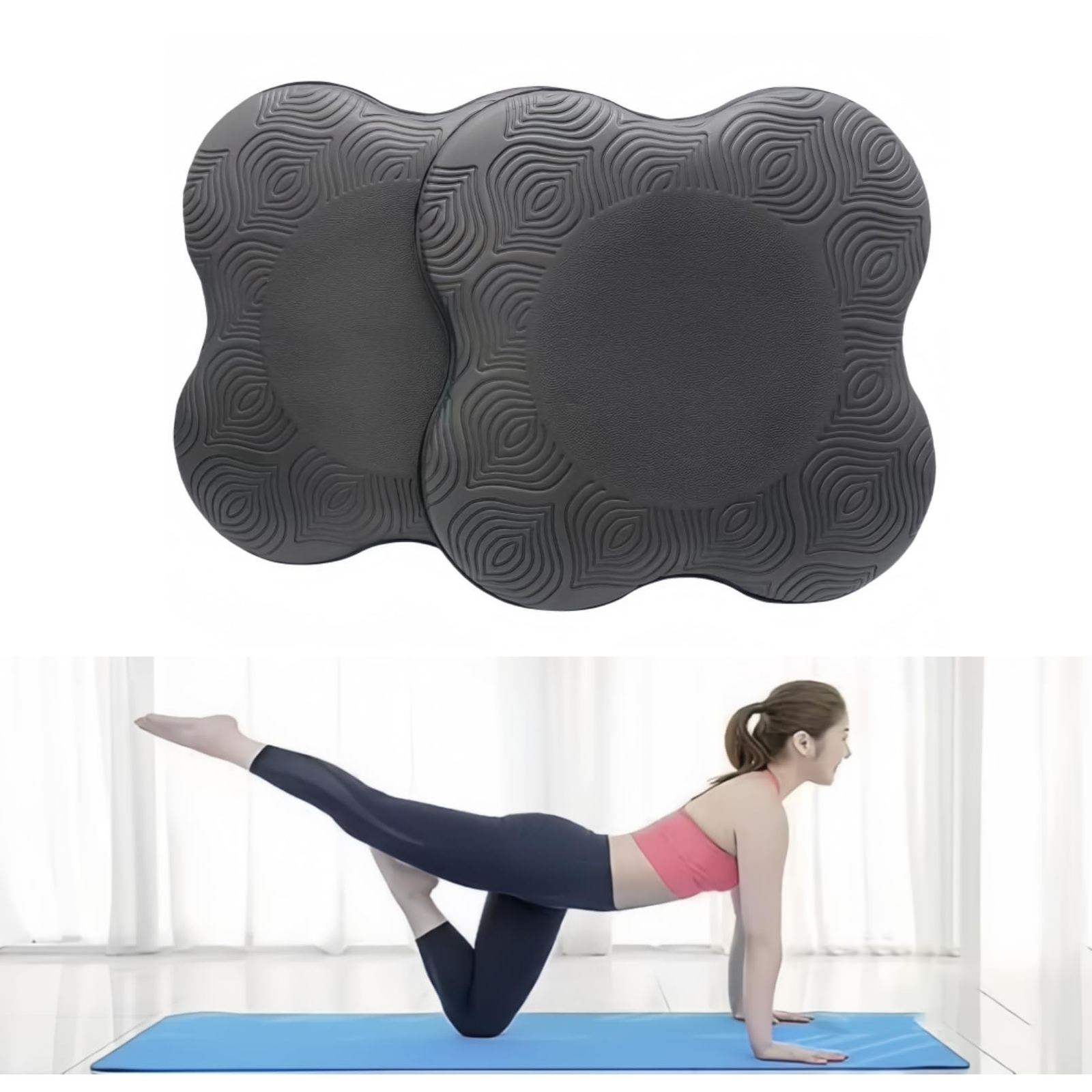Yoga Knee Guards (Set of 2) – Male and Female Yoga Props and Accessories for …