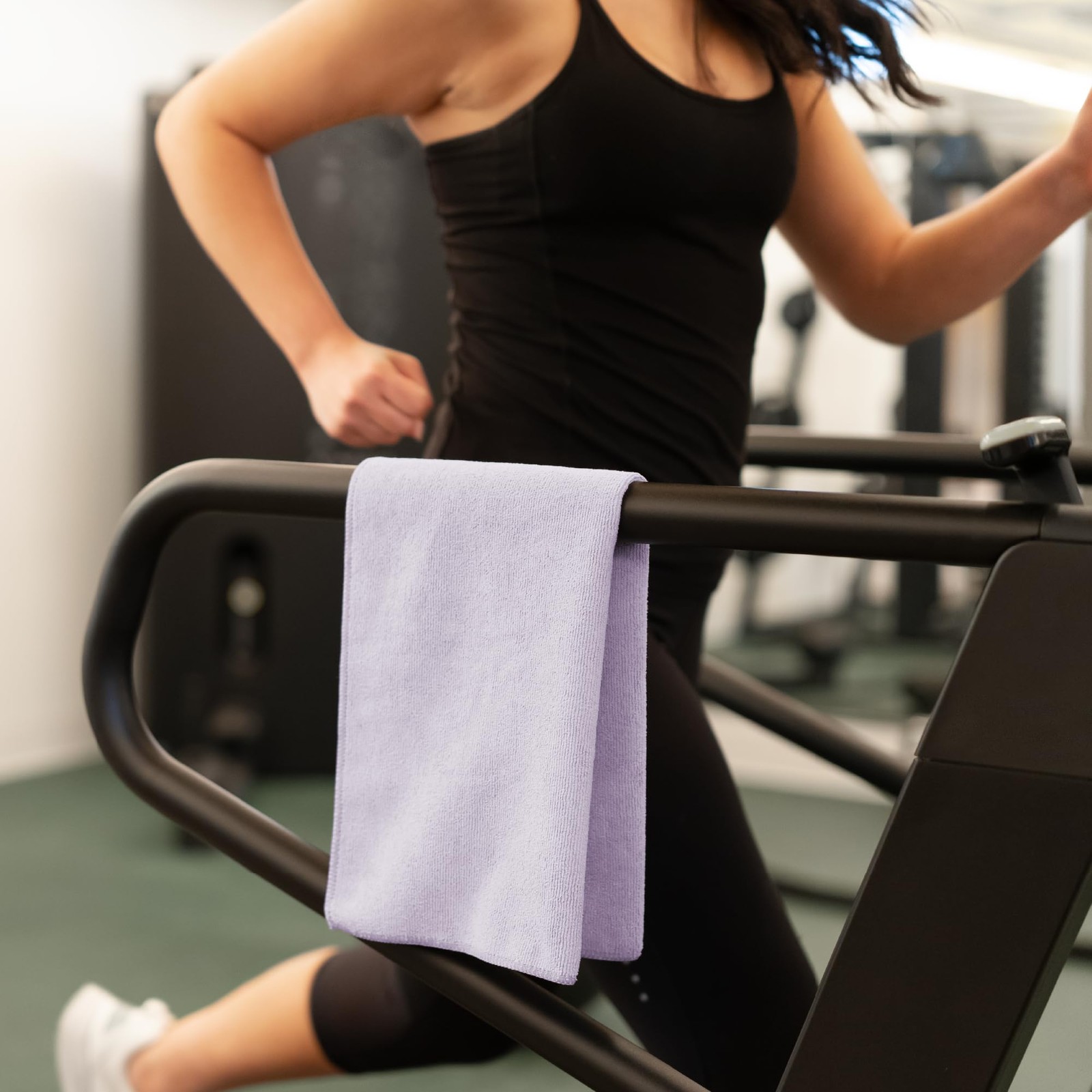 S&T INC. Microfiber Gym Towels, Yoga Towel for Home and 3 Pack, Purple