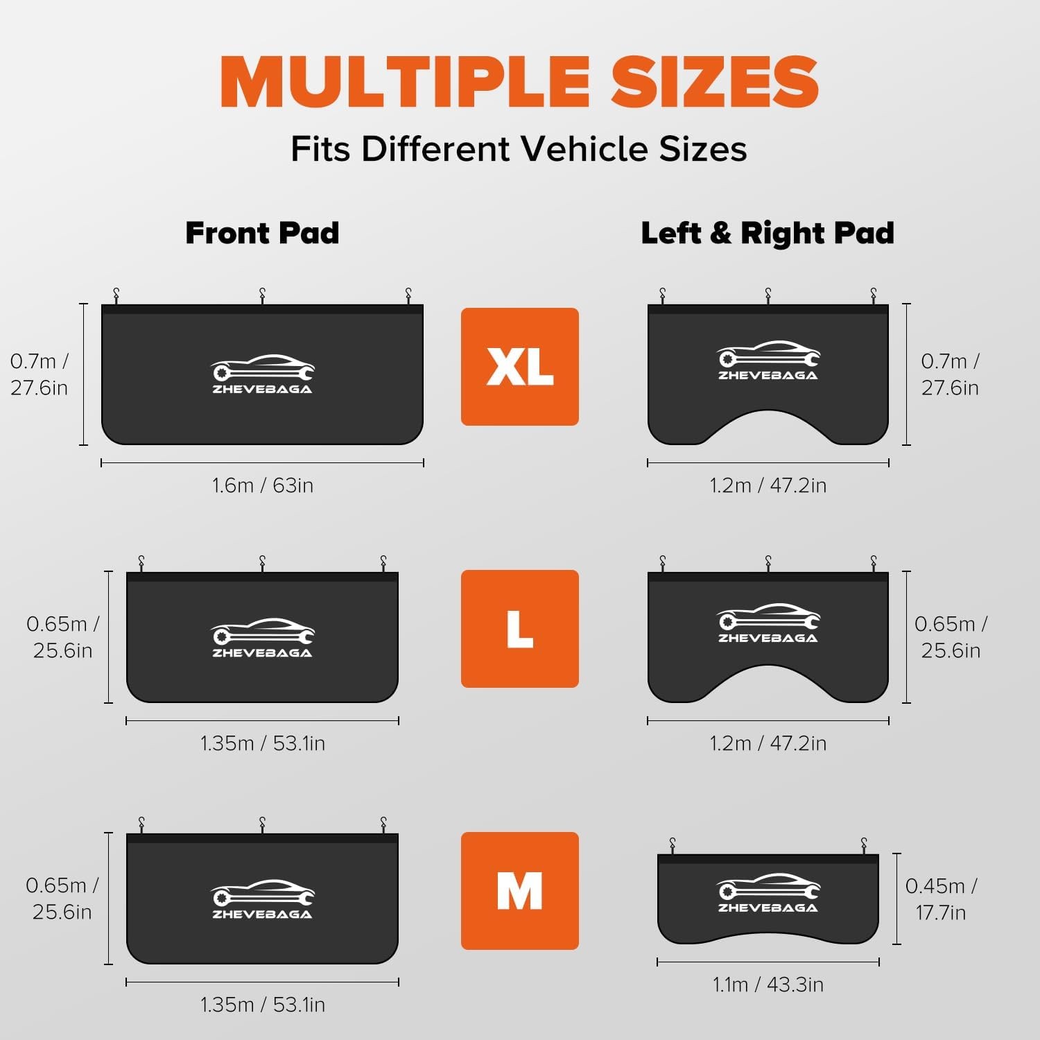 3 Pcs Fender Covers for Mechanics, Microfiber Leather Car Fender Protector Mats