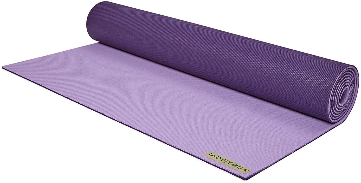 Jade Yoga 868P Travel Mat, Purple, 1/8&Prime; 24&Prime; x 68&Prime;