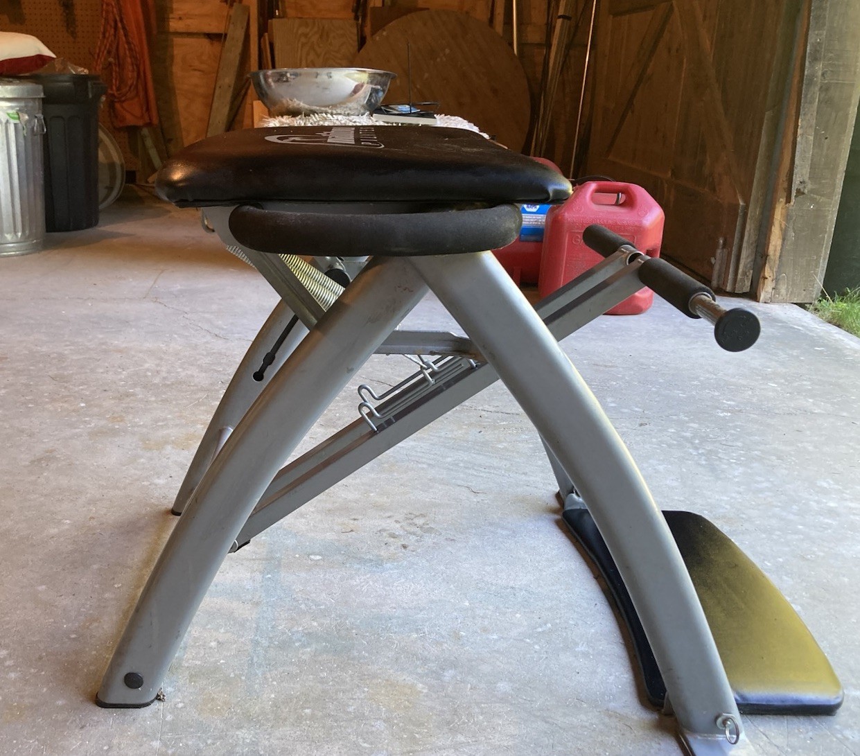 Malibu Pilates Pro Chair Bench Workout Machine 3 DVD’s & High Impact Springs