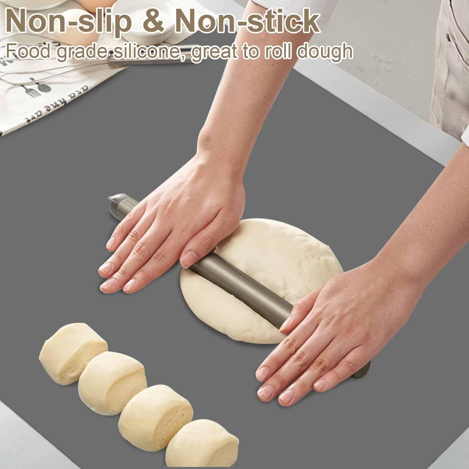 23.6&Prime;x15.7&Prime;(60cmx40cm) Large Silicone Mat for Kitchen Counter, Non-Slip Heat …
