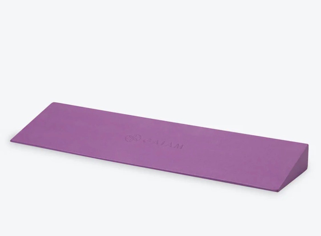 Gaiam Foot Wedge Yoga Prop Purple