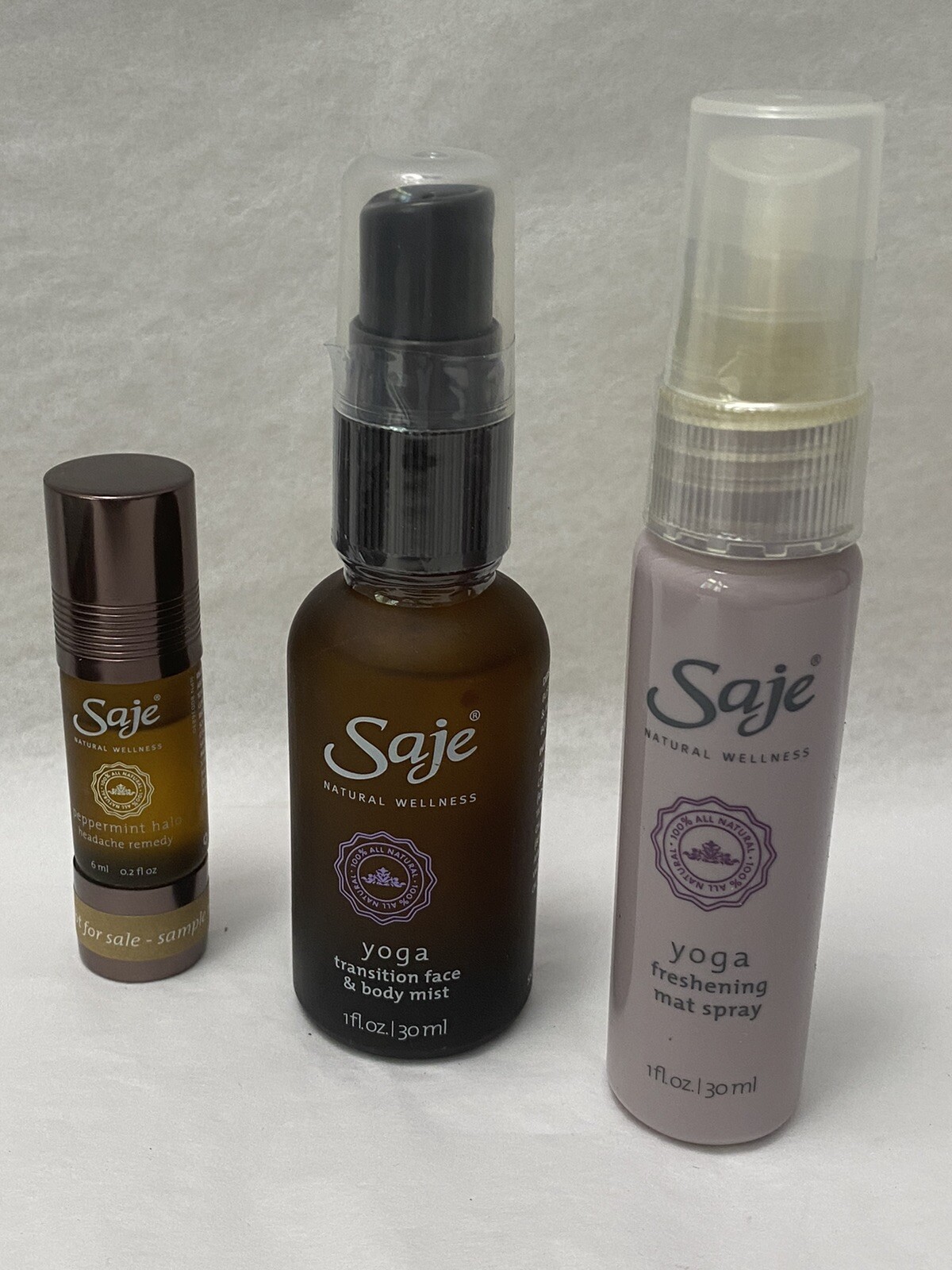New Saje Natural Wellness You’re Awesome Yoga Essential Oil Kit 3 pack