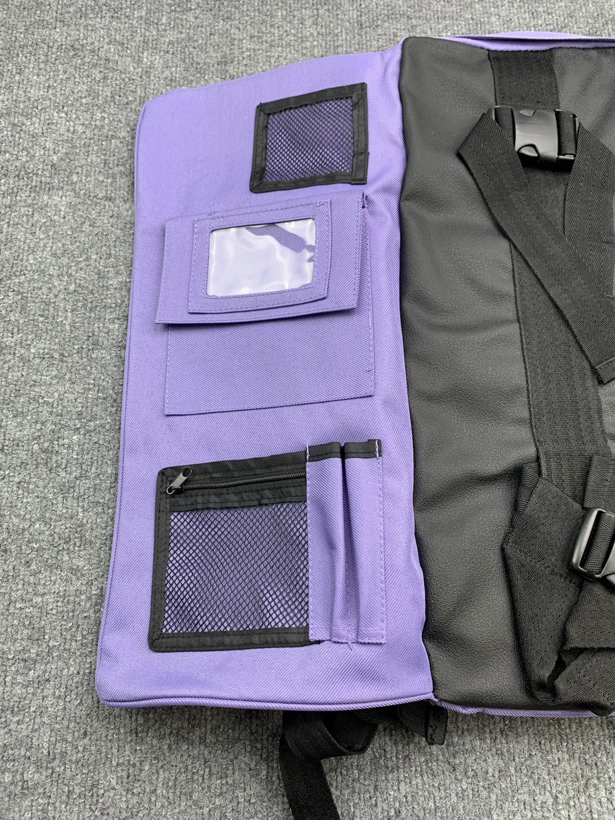 The Original Yoga Sak Backpack Bag Mat Strap Holder Purple Violet