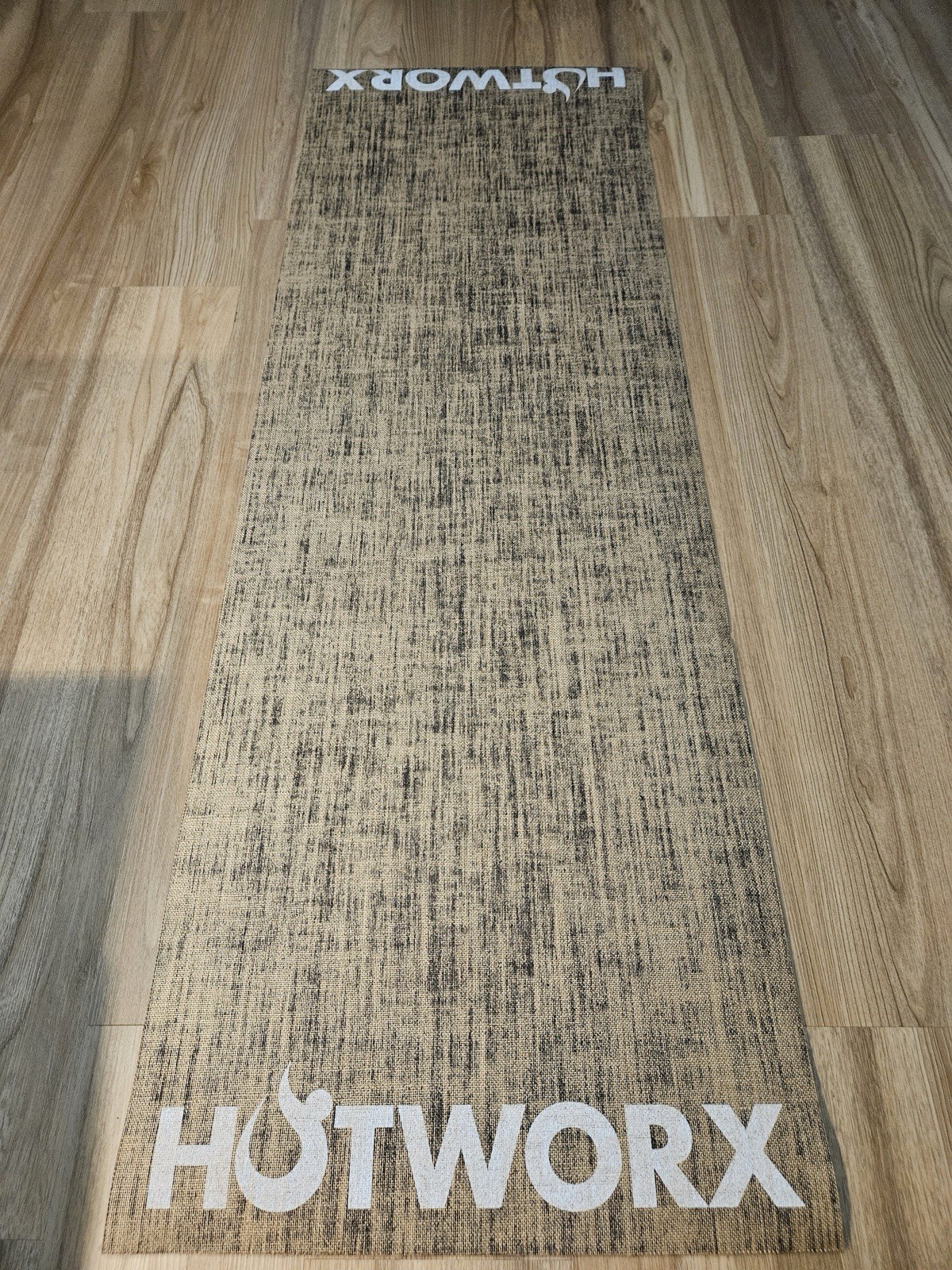 Hotworx Exercise Yoga Mat 72&Prime; x 24&Prime; Non-Slip Textured Hemp Fiber Gym Workout
