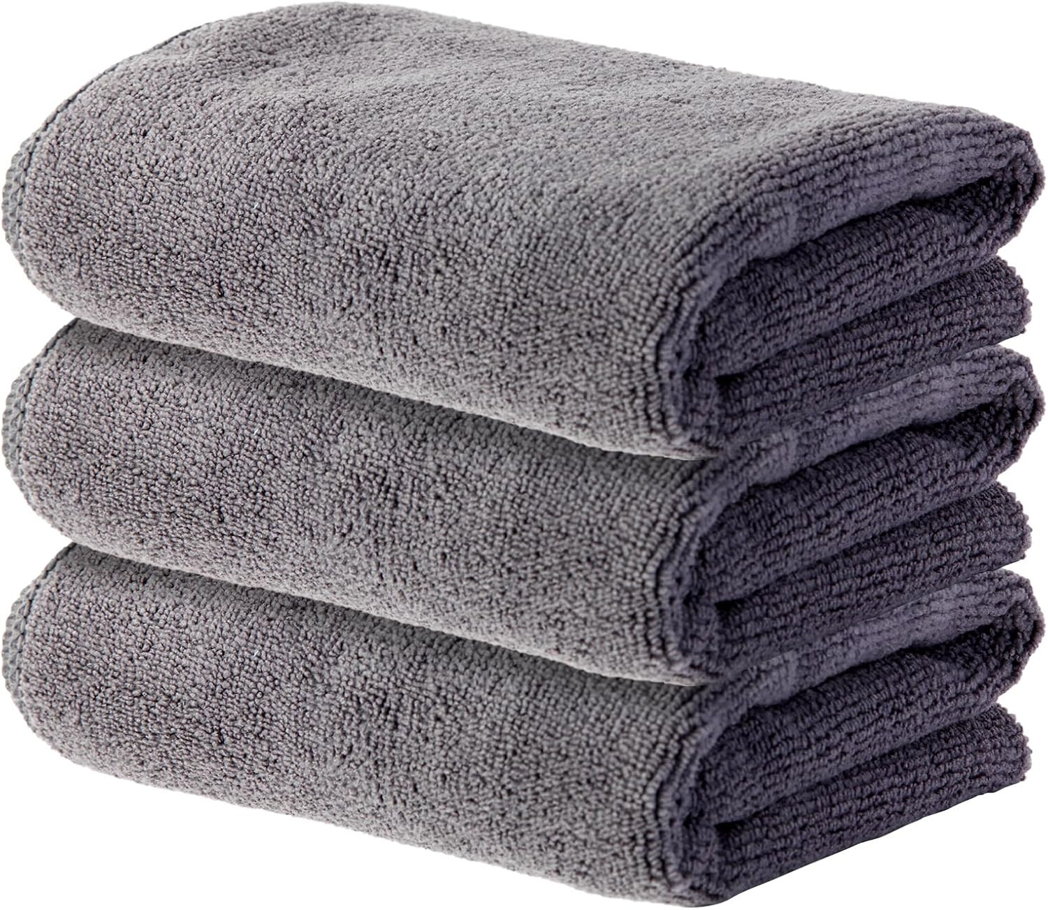 Microfiber Gym Towels Set for Sports Fitness, Yoga, Workout, Exercise, Tennis, S